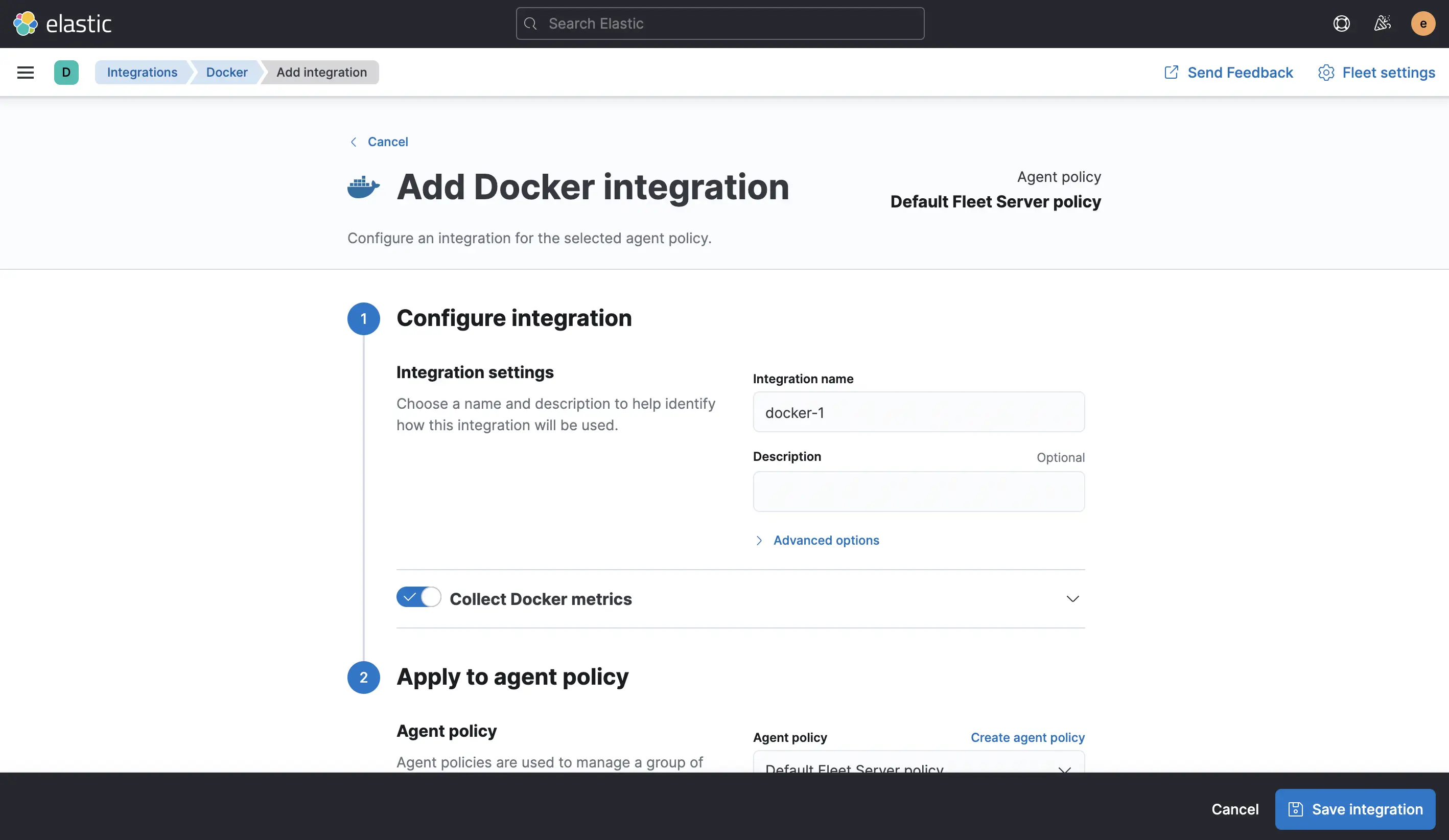 Integration Docker