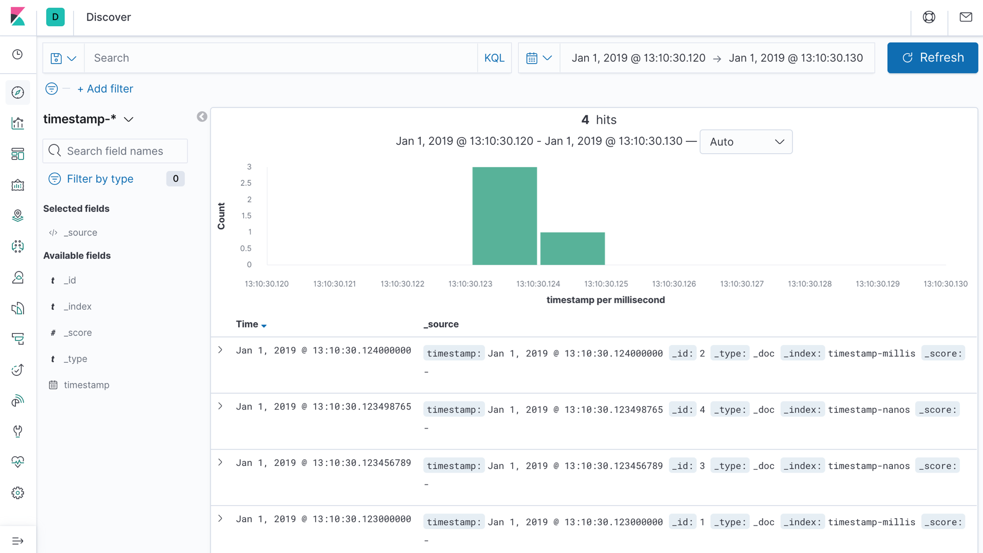 Fixed sorting order in Discover on Kibana 7.5.0 and up