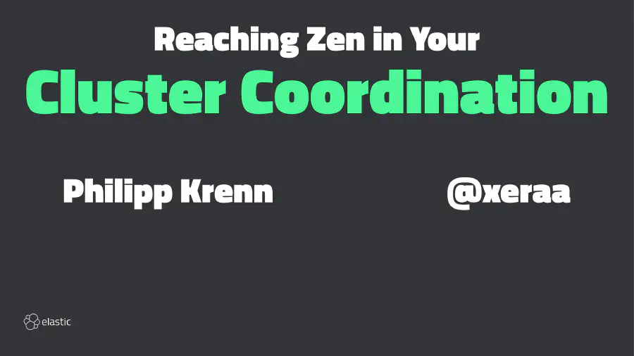 Reaching Zen in Your Cluster Coordination