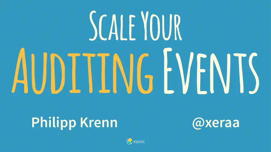 Scale Your Auditing Events