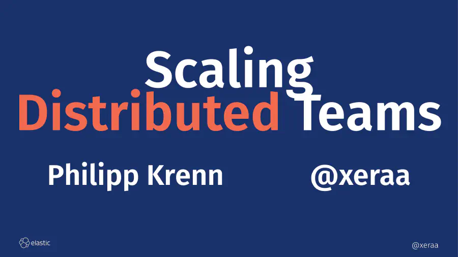 Scaling Distributed Teams